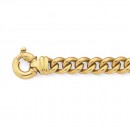 9ct-19cm-Solid-Reversible-Curb-Bolt-Ring-Bracelet Sale