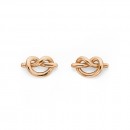 9ct-Rose-Gold-Love-Me-Knot-Studs Sale