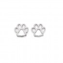 Sterling-Silver-Paw-Print-Studs Sale