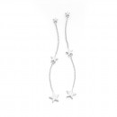 Sterling-Silver-Stars-on-Chain-Drop-Earrings Sale