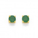 9ct-Emerald-Studs Sale