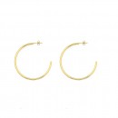 9ct-Gold-40mm-Hoop-Stud-Earrings Sale