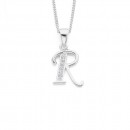 Initial-R-Pendant-in-Sterling-Silver Sale