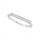 Sterling-Silver-Cubic-Zirconia-Bar-Ring Sale