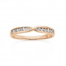 9ct-Rose-Gold-Diamond-Miracle-Set-Crossover-Band Sale