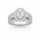 9ct-White-Gold-Oval-Cluster-with-Wide-Band Sale