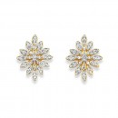 9ct-Shar-Burst-Diamond-Earrings Sale