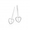 Sterling-Silver-Heart-Hook-Earrings Sale