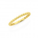 9ct-2mm-Bubble-Stacker-Ring Sale