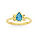9ct-Blue-Topaz-Filigree-Ring Sale