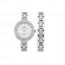 Elite-Ladies-Mother-of-Pearl-Dial-Watch-and-Bracelet-Set-Model5080304 Sale