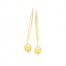9ct-Wishbone-Hook-Ball-Drop-Earrings Sale