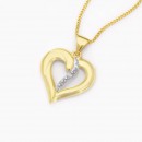 9ct-Diamond-Heart-Pendant Sale