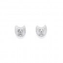 Sterling-Silver-Cat-Studs Sale