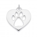 Sterling-Silver-Heart-with-Paw-Print-Pendant Sale