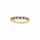 9ct-Ruby-Diamond-Ring Sale
