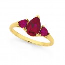 9ct-Created-Ruby-Ring Sale