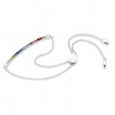 Silver-Rainbow-Crystal-Friendhip-ID-Bracelet Sale
