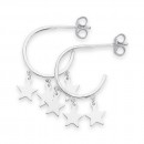 Sterling-Silver-Star-Earrings Sale