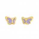 9ct-Enamel-Butterfly-Studs Sale