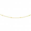 9ct-40cm-Beaded-Trace-Chain Sale