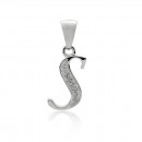 Initial-S-Pendant-in-Sterling-Silver Sale