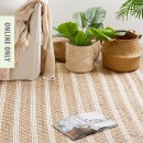 Eco-Collection-Jute-Stripe-Rugs Sale