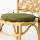 eco-anthology-100-Linen-Chair-Pad-Round Sale