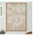 Design-Republique-Esha-Embroidered-Flowers-Framed-Wall-Art Sale
