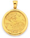 22ct-Half-Sovereign-Coin-in-9ct-Pendant Sale