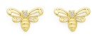 9ct-Diamond-Bee-Stud-Earrings Sale