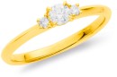 9ct-3-Stone-Diamond-Ring Sale