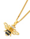 Eliza-9ct-Citrine-Onyx-Bee-Pendant-with-Diamond Sale