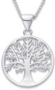 Sterling-Silver-Cubic-Zirconia-Tree-Pendant Sale