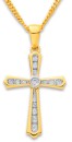 9ct-Diamond-Cross-Pendant Sale