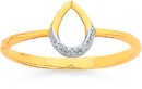 9ct-Diamond-Teardrop-Ring Sale