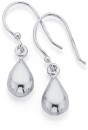 Sterling-Silver-Teardrop-Hook-Earrings Sale