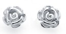 Sterling-Silver-Rose-Studs-Earrings Sale