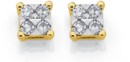 9ct-Diamond-Square-Look-Stud-Earrings Sale