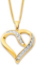 9ct-Diamond-Set-Heart-Pendant Sale