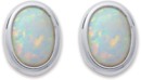 Sterling-Silver-Created-Opal-Oval-Shaped-Studs Sale