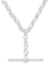 Sterling-Silver-45cm-Oval-Belcher-Chain-with-T-Bar-Fob Sale
