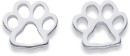 Sterling-Silver-Open-Paw-Print-Stud-Earrings Sale