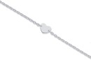 Sterling-Silver-Heart-Bracelet-18cm Sale