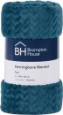 Brampton-House-Herringbone-Blanket-180x220cm Sale