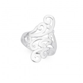 Sterling+Silver+Scroll+Ring
