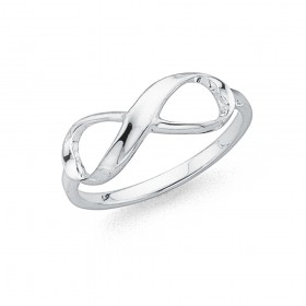 Infinity+Twist+Dress+Ring+in+Sterling+Silver