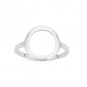 Circle+Ring+in+Sterling+Silver
