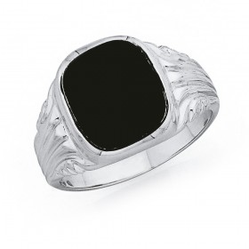 Gents+Onyx+Signet+Ring+in+Sterling+Silver