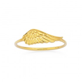 Angel-Wing-Ring-in-9ct-Yellow-Gold on sale